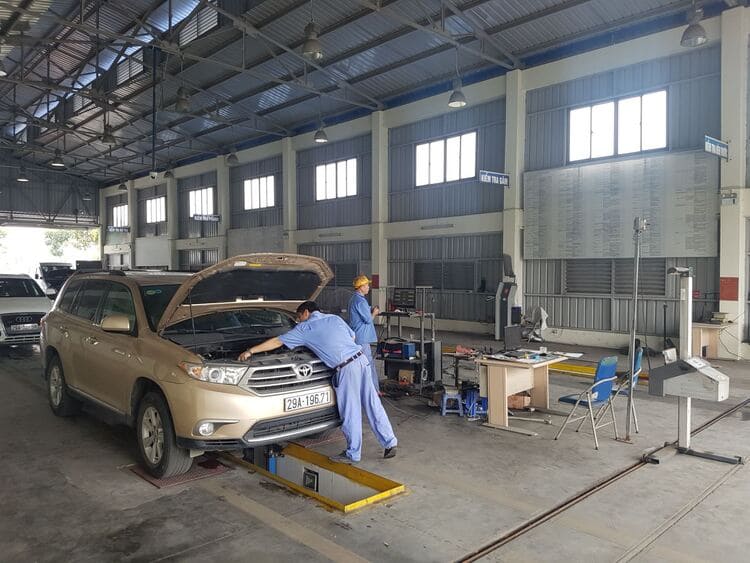 Chi phí đăng kiểm xe ô tô